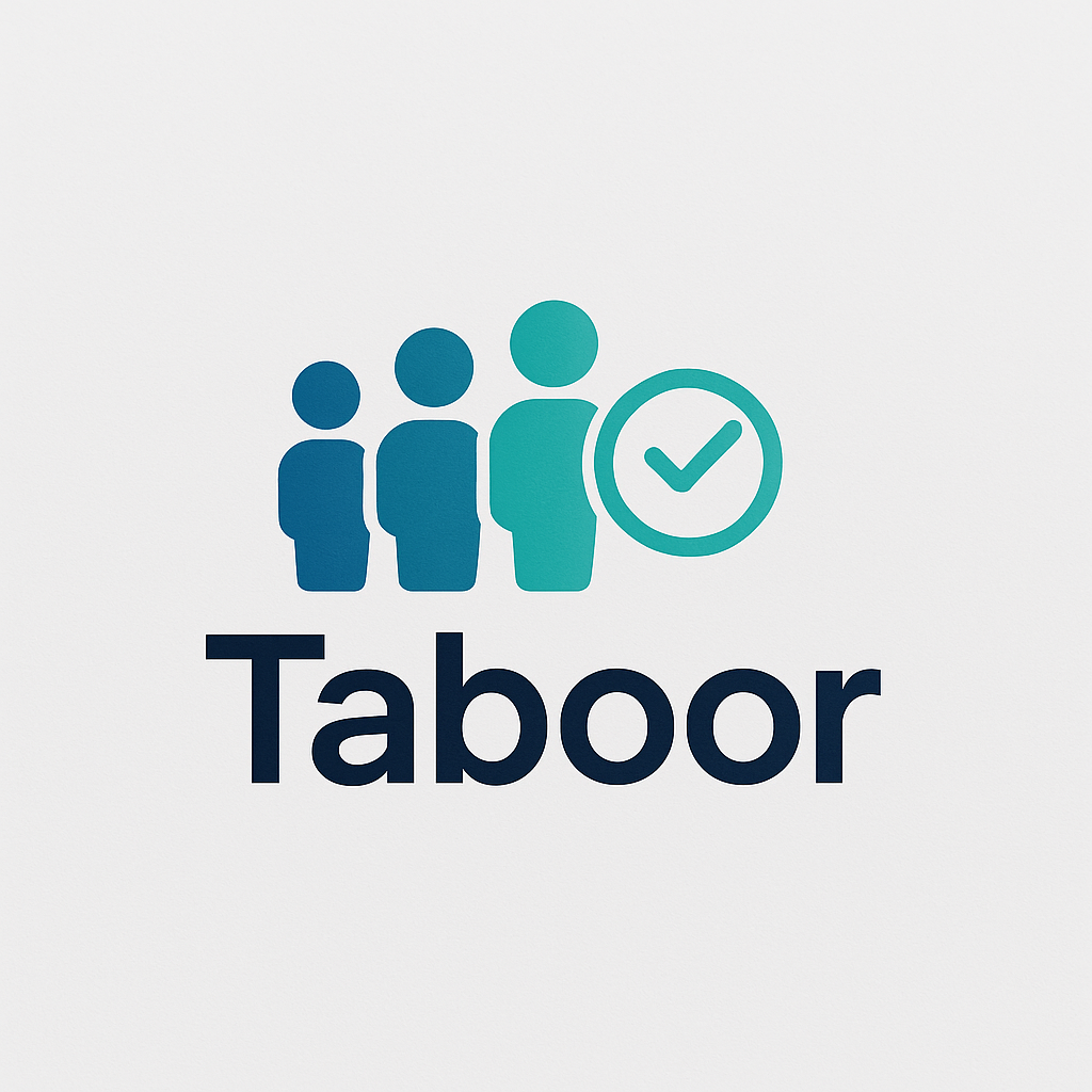 Taboor logo in English